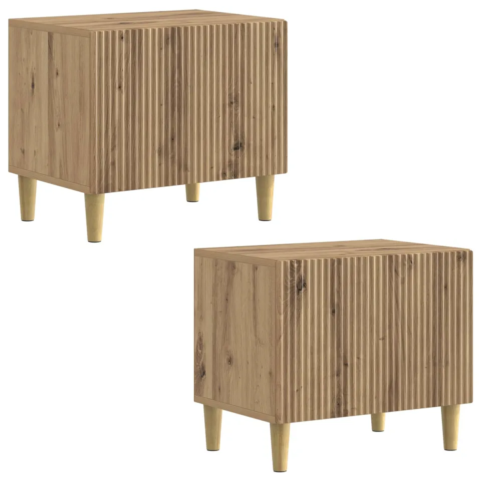 vidaXL Tv-meubel Artisanaal eiken Bewerkt hout, foto 4