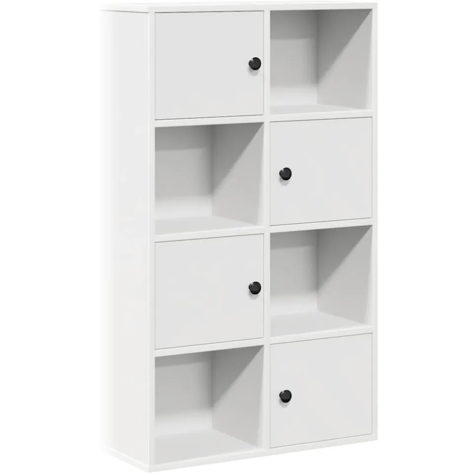 vidaXL Boekenkast 60x24x101,5 cm bewerkt hout wit, foto 3