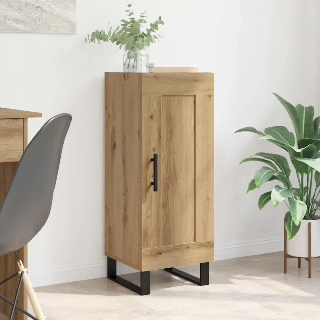 vidaXL Dressoir Artisan Eiken 34,5 x 34 x 90 cm Bruin