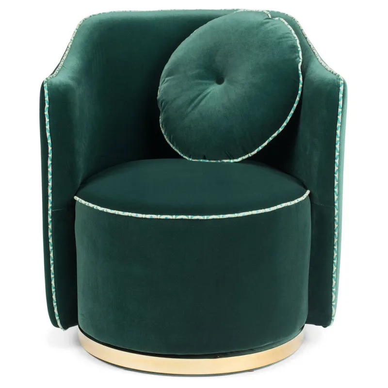 Bold Monkey Sassy Granny fauteuil donkergroen