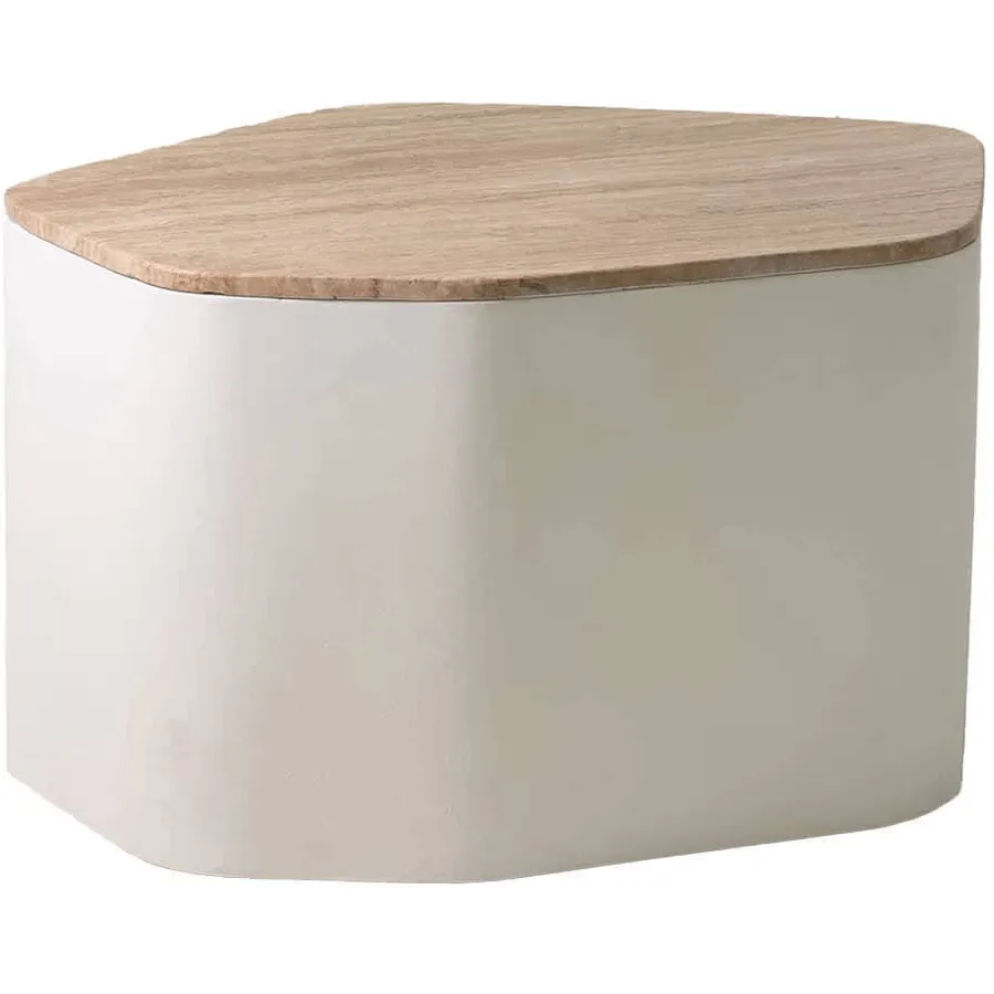 Giga Meubel Salontafel Cersei - Organisch - Travertin - 76cm, foto 5