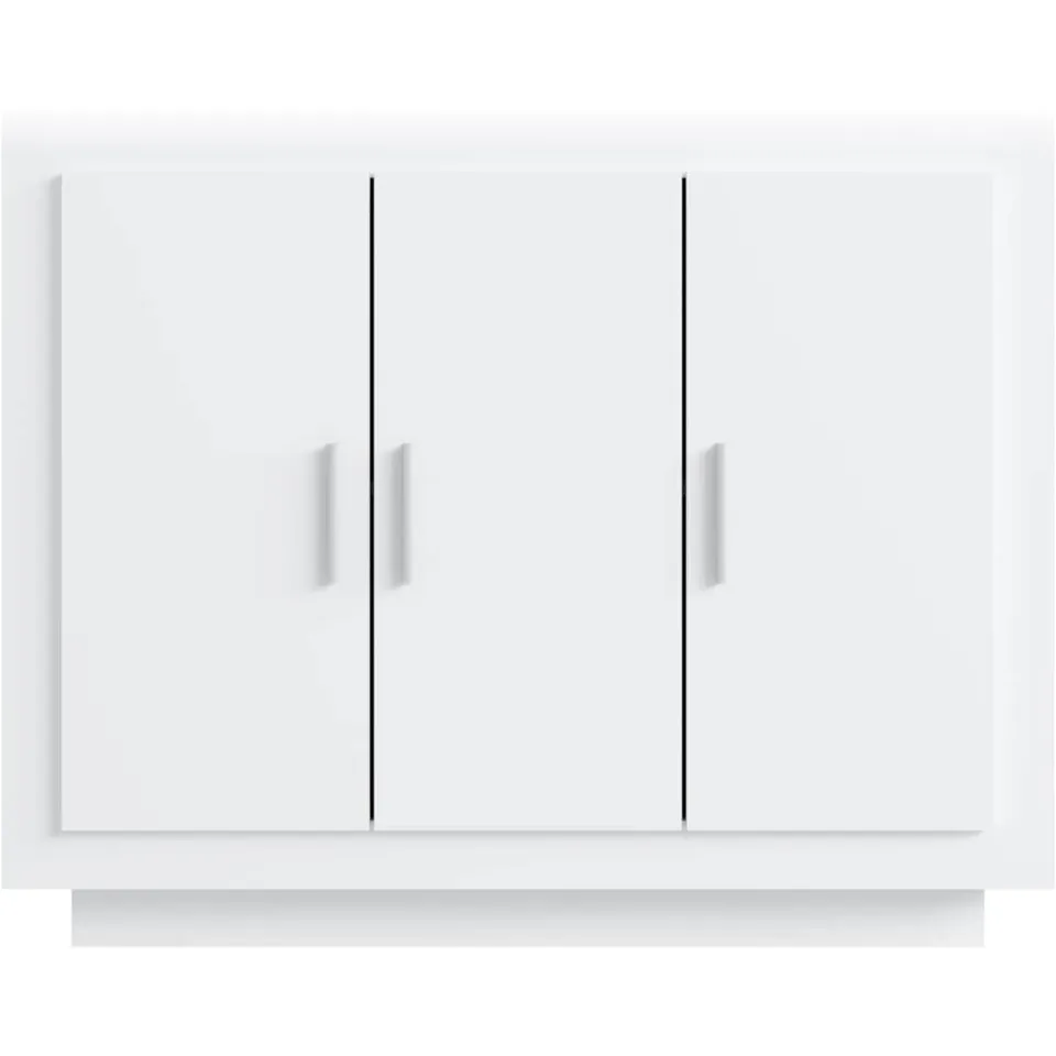 vidaXL Dressoir 92x35x75 cm bewerkt hout wit, foto 4