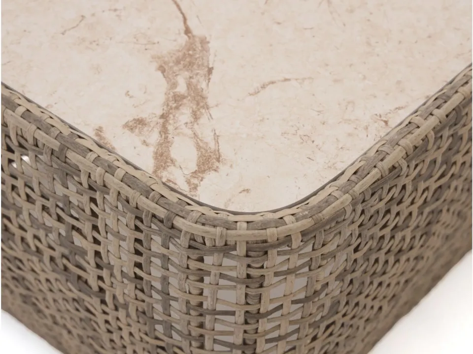 Intenso Furniture Intenso Marecchia lounge tuintafel 130x65x43cm taupe, foto 4