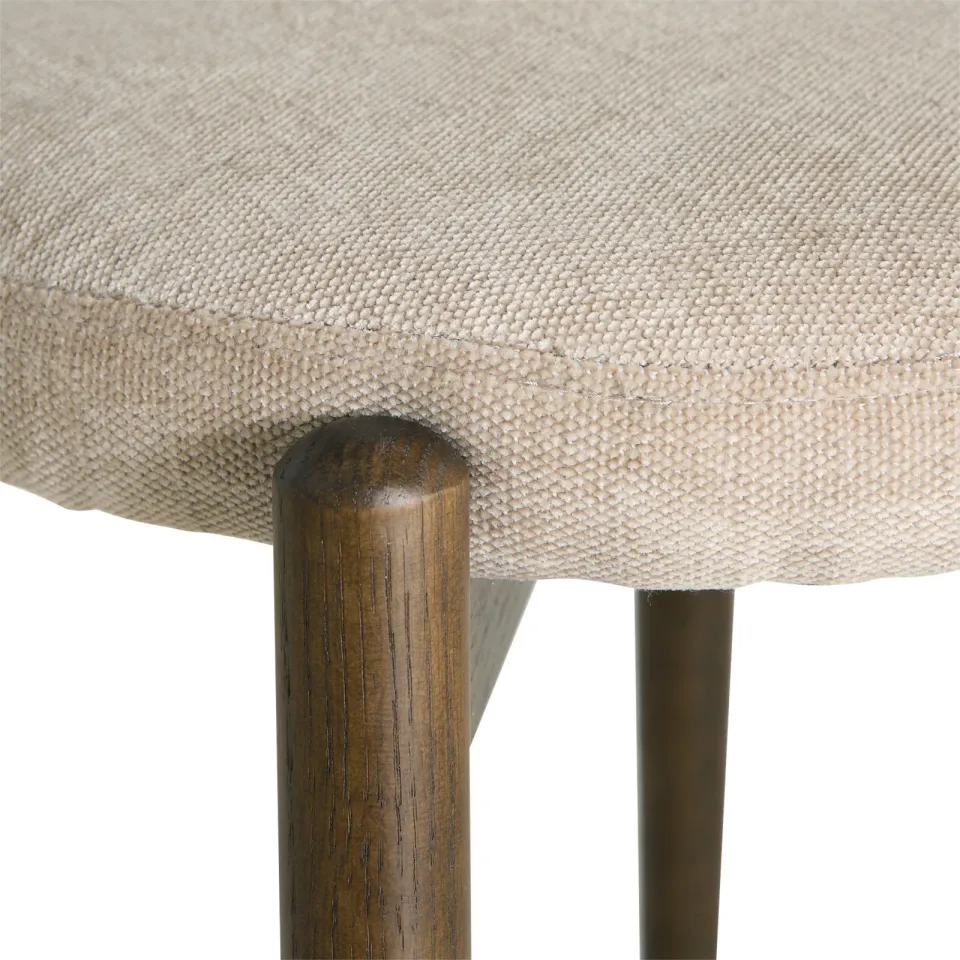 NOUS Living Avara eetkamerstoel beige, foto 7