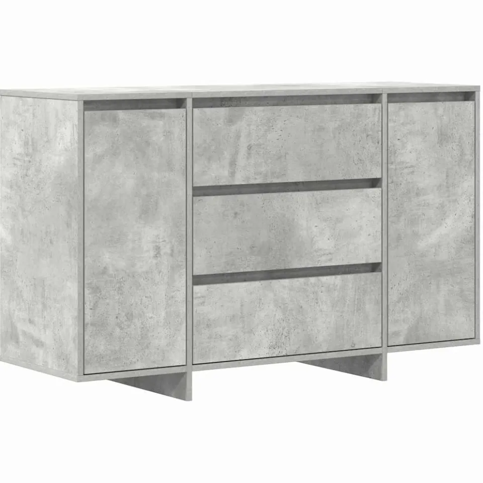 vidaXL Dressoir Beton Grijs 120 x 41 x 75 cm Bewerkt hout