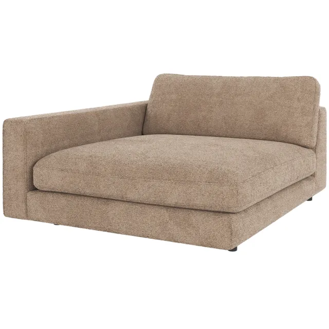Rowico Home Duncan modulaire chaise longue taupe - links - 129 cm, foto 2