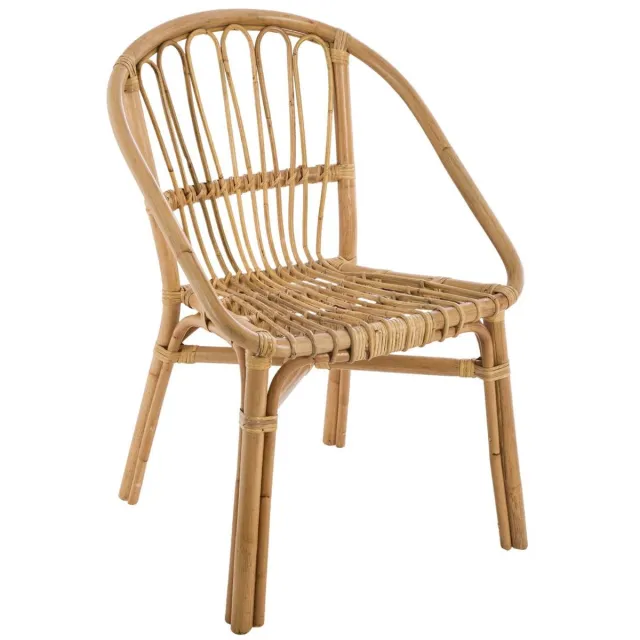 Atmosphera Créateur d'intérieur® Stapelbare rotan fauteuil BOHEMIAN DREAM Beige