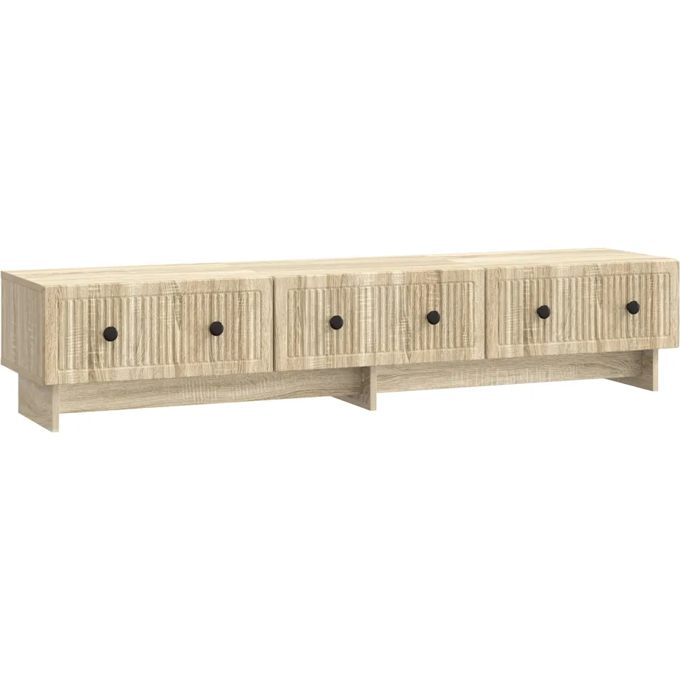 vidaXL TV-kast 147 x 34,5 x 30 cm Sonoma Eiken Bewerkt hout, foto 3