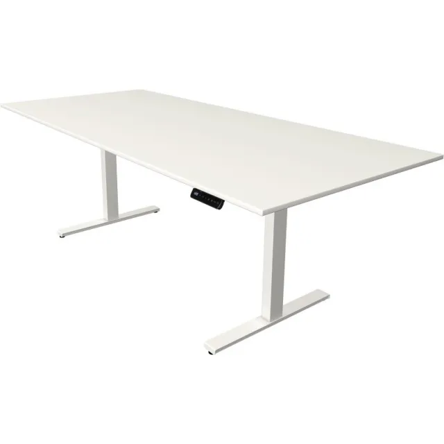 Kerkmann Zit sta bureau Move-3 wit 225x100cm elektrisch verstelbaar
