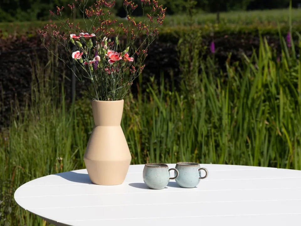 Manifesto Furniture Manifesto Sora dining tuintafel ø 127cm (h:75cm) wit, foto 5