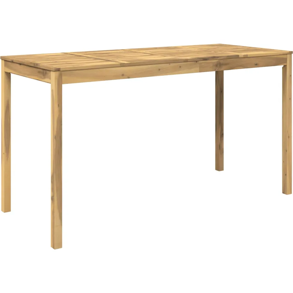 vidaXL Tuinbar Tafel LAREN Witgewassen 196 x 80,5 x 105 cm, foto 3