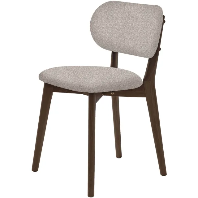 Eetkamerstoel Stilo Zand/bruin - Giga Living - Set van 2