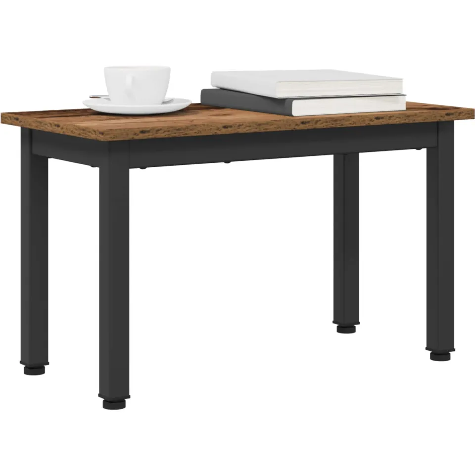 vidaXL Salontafel Oudhout 60 x 30 x 36 cm Bewerkt hout bruin, foto 2