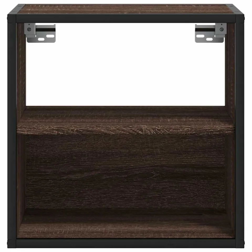 vidaXL Nachtkastjes 2st wandgemonteerd 40x31x39,5cm bruin eikenkleurig, foto 4