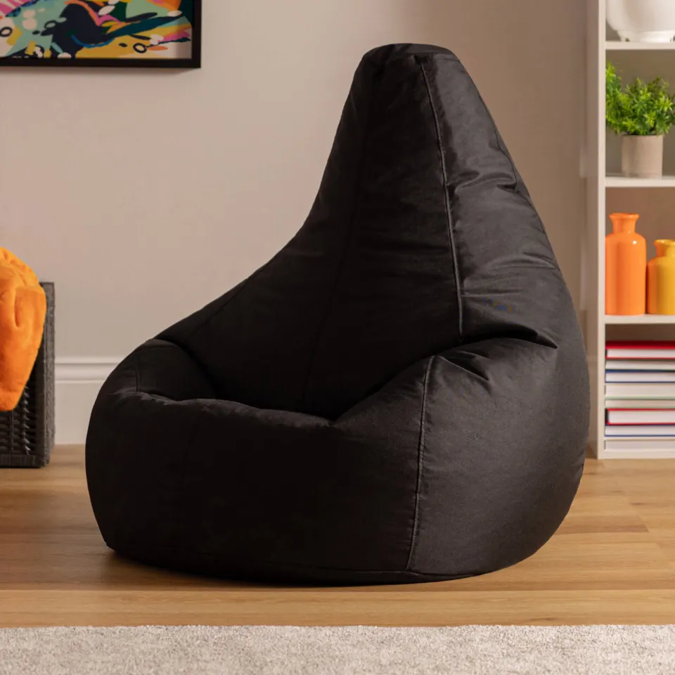 iCON Zitzak Fauteuil Dalton zwart, foto 4