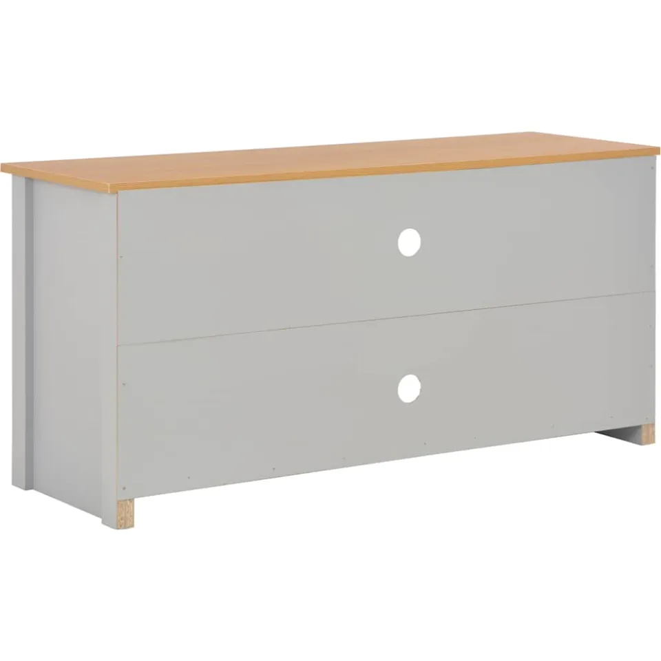 vidaXL Tv-meubel 120x39x58 cm grijs, foto 4