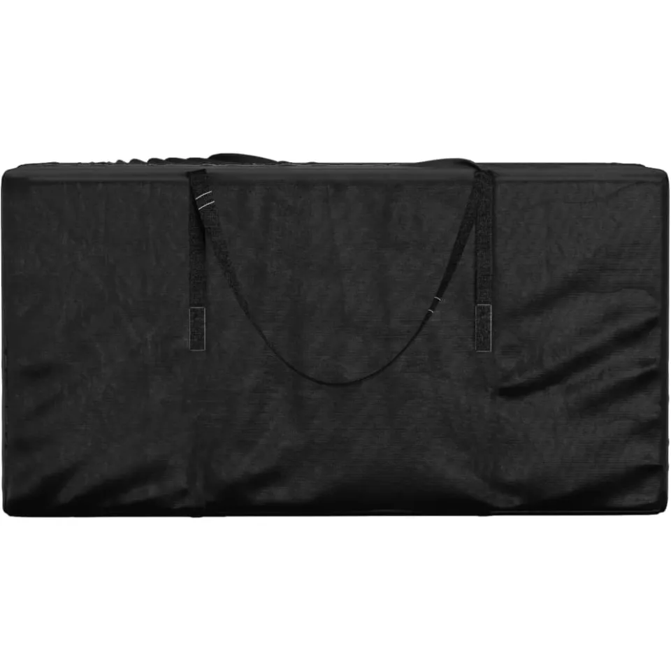 vidaXL Opbergtas voor tuinkussens 150x75x75 cm polyetheen zwart