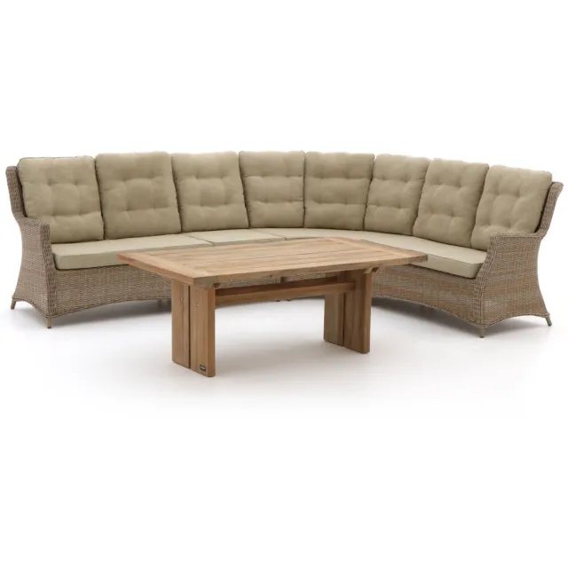 Intenso Furniture Intenso Milano/ROUGH-L dining loungeset 5-delig Taupe