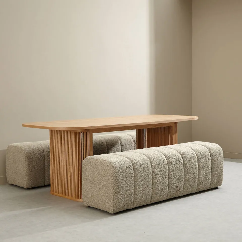 Studio LIVIT Kyo eetkamerbank papyrus, foto 4