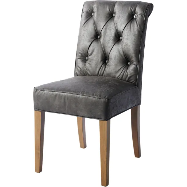 Riviera Maison Eetkamerstoel - Hampton Classic Dining Chair - Bruin Espresso