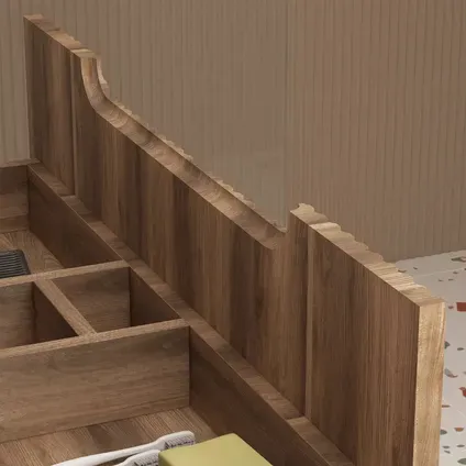 Aurlane Wastafelonderkast Emilien 45cm - Hout - Met 2 Lades, foto 3