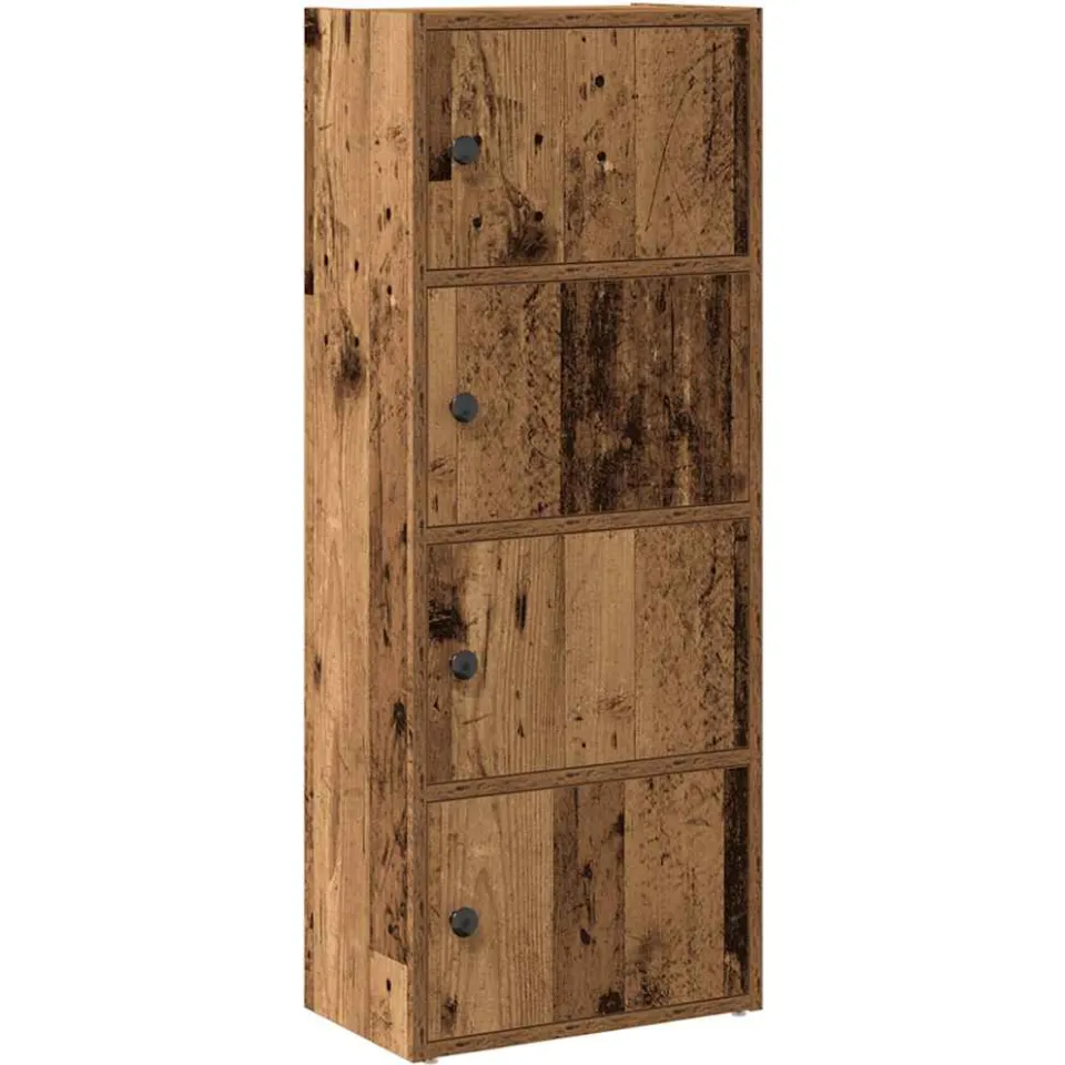 vidaXL Boekenkast 40x24x102 cm bewerkt hout oud houtkleurig bruin, foto 3