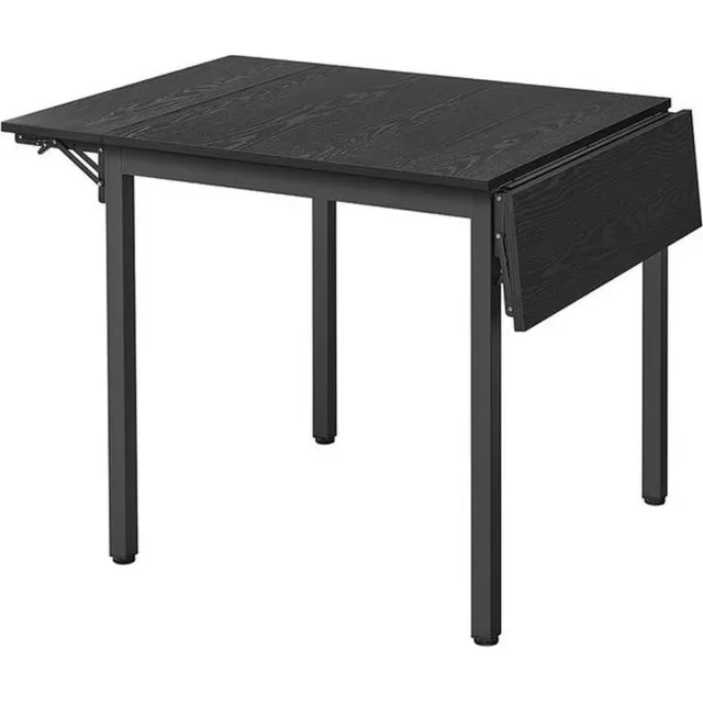 Signature Home Eettafel Inklapbaar 2-4-zits - Eettafel Klaptafel - keukentafel - zwart