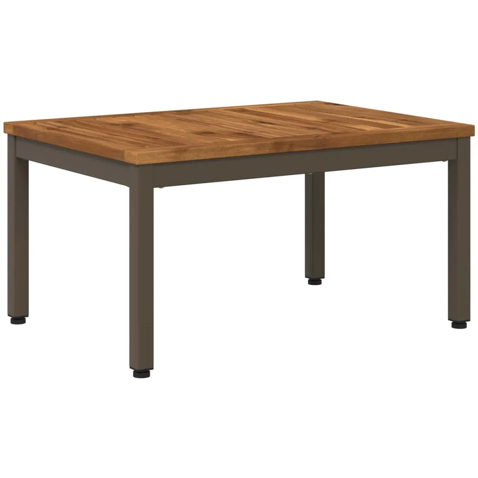 vidaXL Salontafel NAARDEN Natuurlijk en Koffie 49 x 68,5 x 36 cm bruin, foto 3