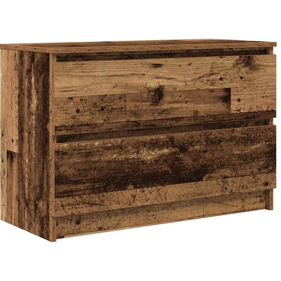 vidaXL Tv-meubel 80x35x54 cm spaanplaat oud hout bruin, foto 3