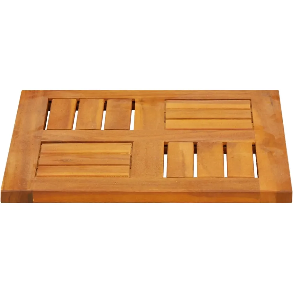 vidaXL Tafelblad vierkant 40x40x2 cm massief acaciahout Bruin