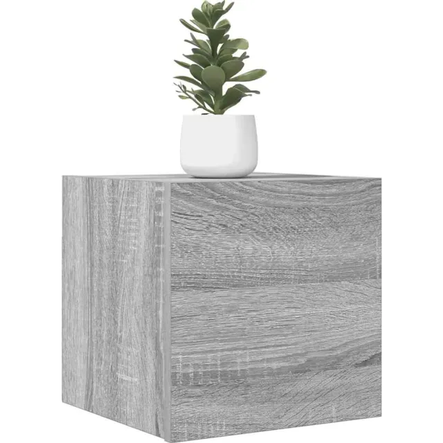 vidaXL Tv-wandmeubel 30,5x30x30 cm grijs sonoma eikenkleurig