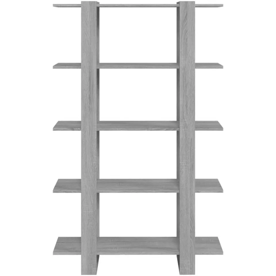 vidaXL Boekenkast/kamerscherm 100x30x160 cm grijs sonoma eikenkleurig, foto 4