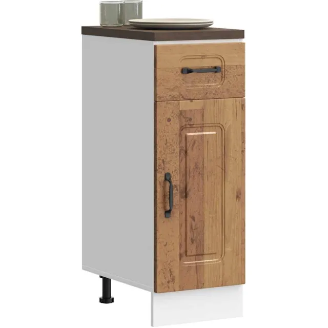 vidaXL Onderkast Kalmar bewerkt hout oud houtkleurig Bruin