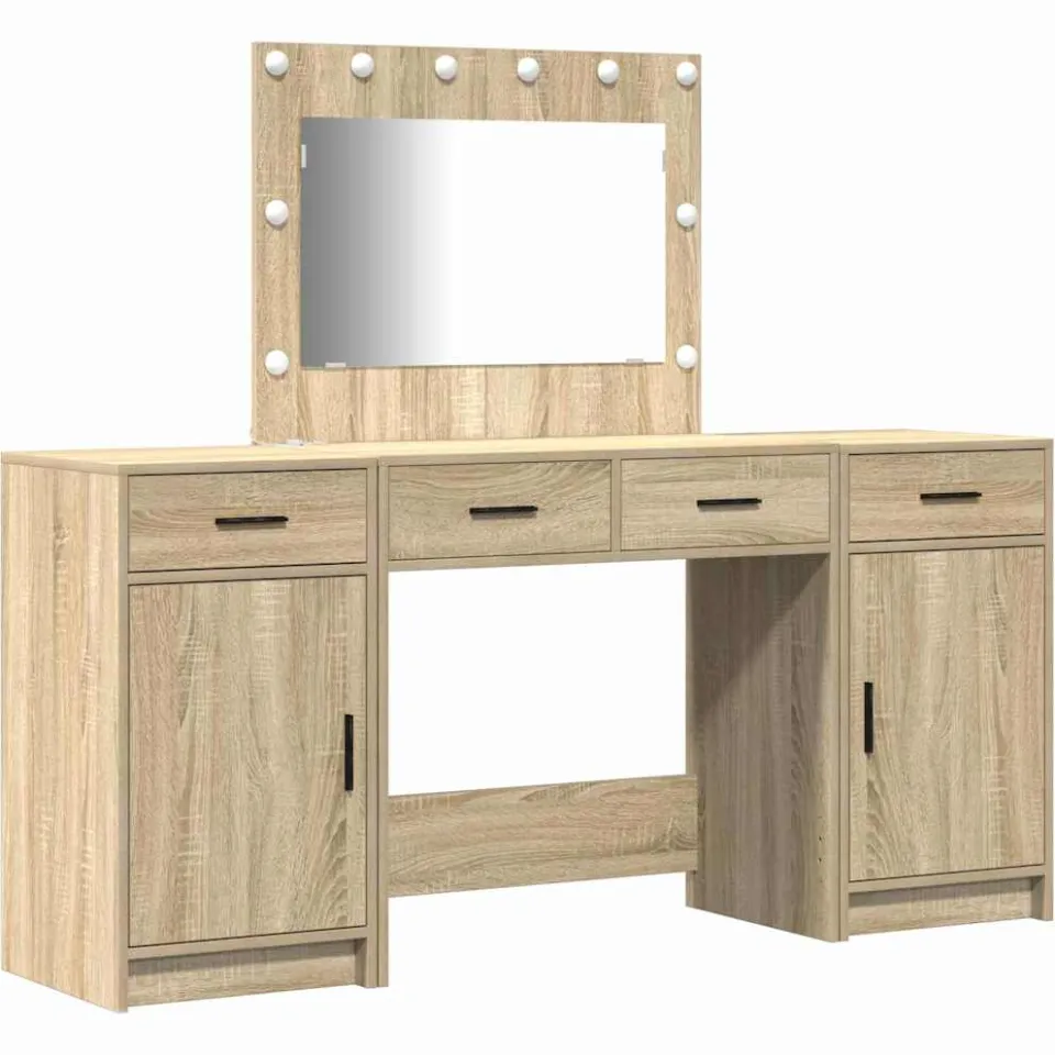 vidaXL Plafondtafel 3 st Bruin 78,5 x 41 x 135 cm Bewerkt hout