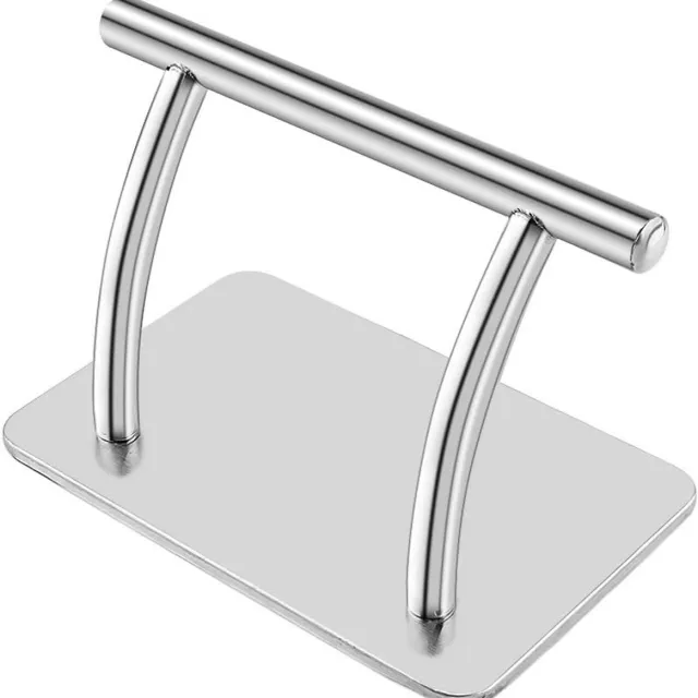 Famanu Professionele beweegbare voetensteun van roestvrij staal - professionele beweegbare voetensteun voor kapsalon - antislip voetensteun voor mobiele kapstoel - pedaal Zilver