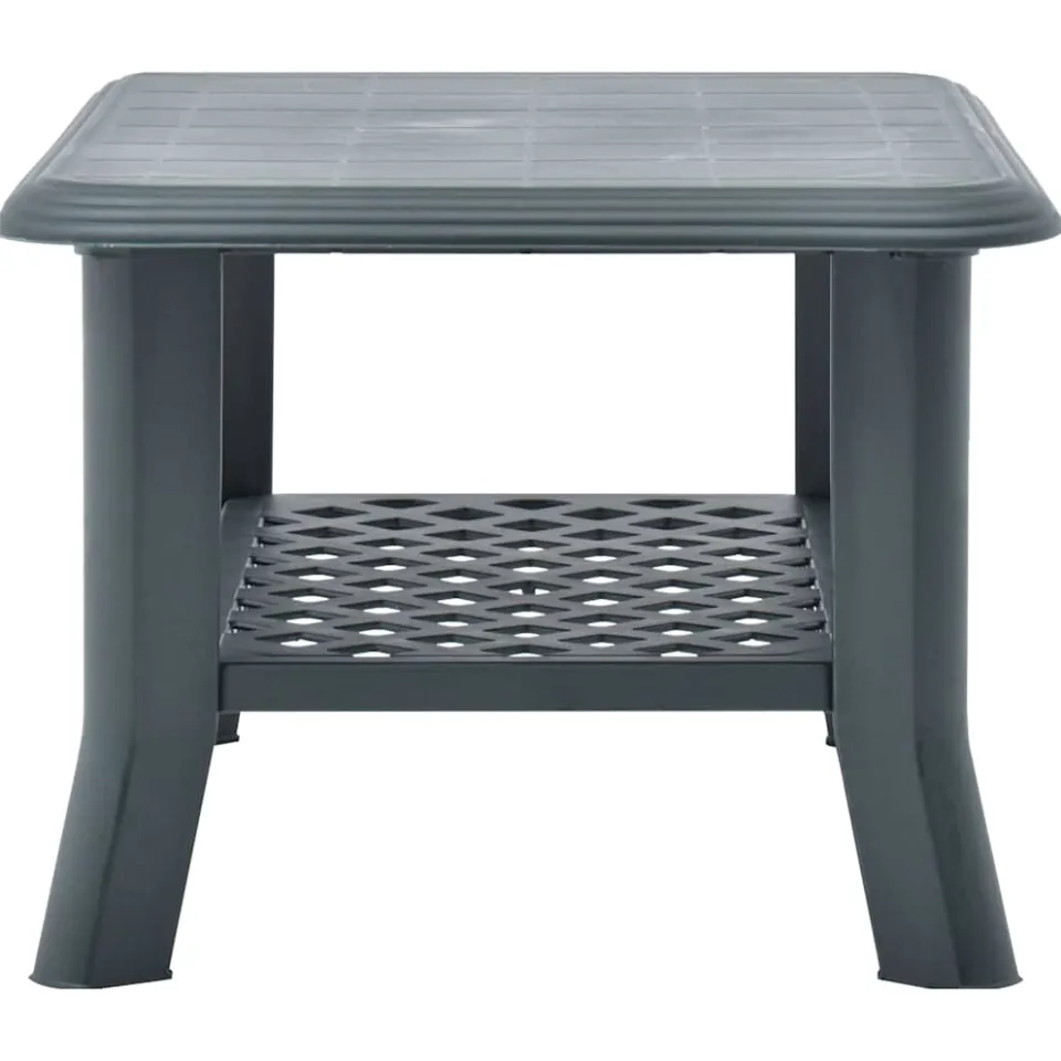 vidaXL Salontafel 90x60x46 cm kunststof groen, foto 4