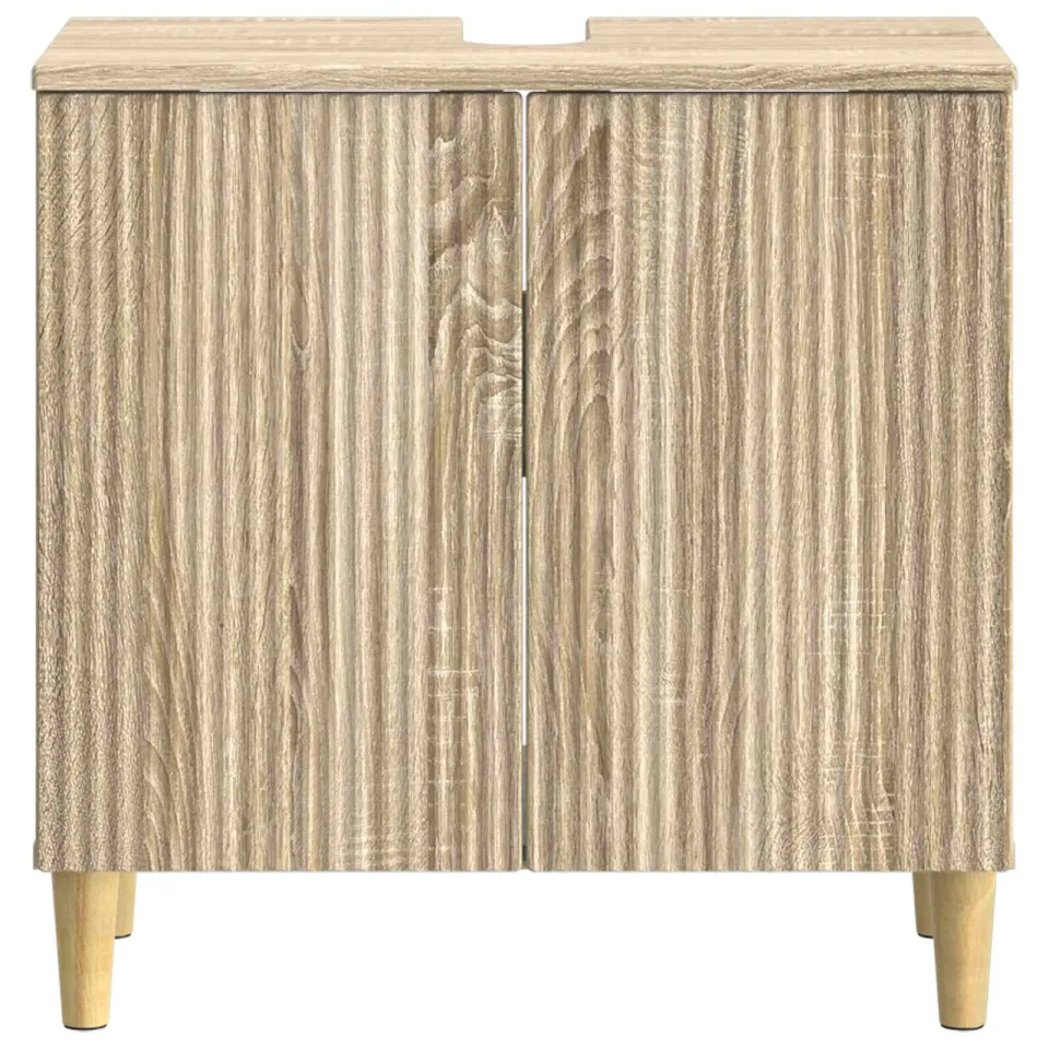 vidaXL Badkamer wastafelkast ARNHEM Sonoma Eiken 59,5 x 31,5 x 59 cm, foto 4