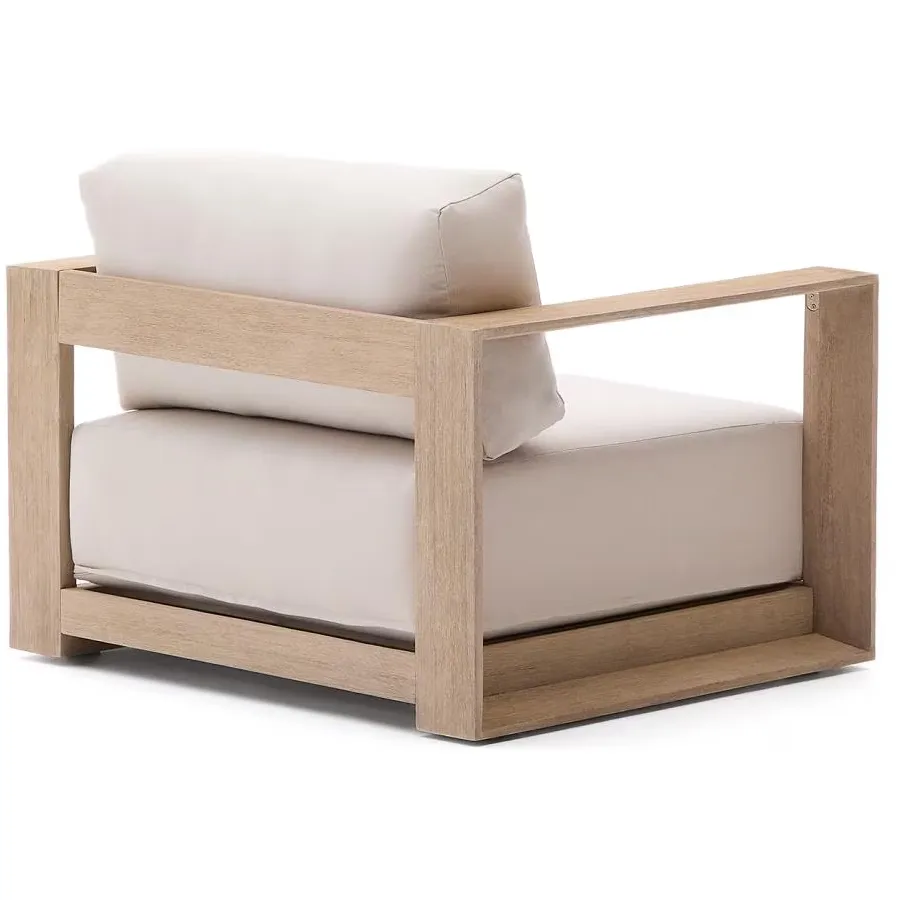 Kave Home Ambra fauteuil acaciahout, foto 5