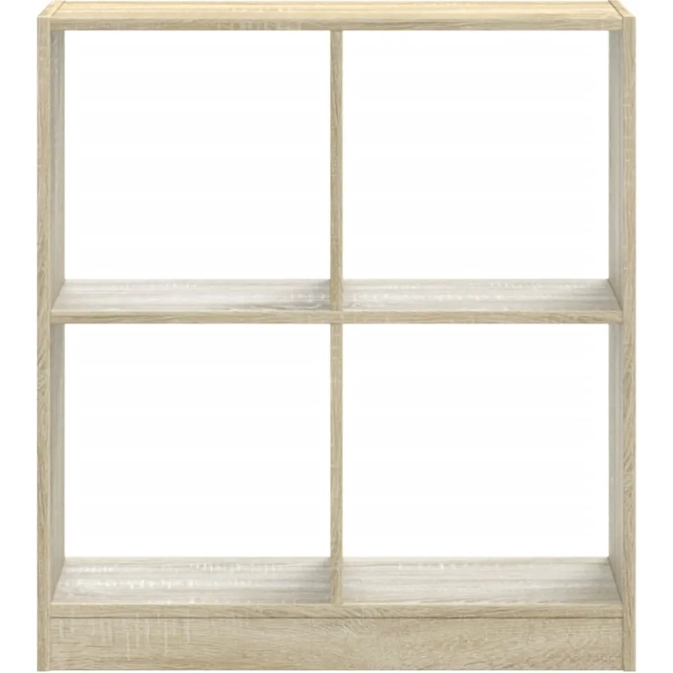 vidaXL Boekenkast 68,5x32x75 cm bewerkt hout sonoma eikenkleurig, foto 4
