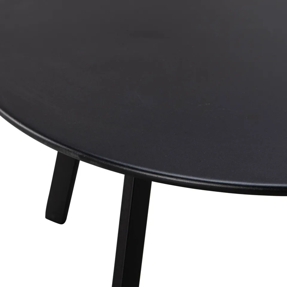 WOOOD Fer Bijzettafel Tuin - Metaal - Zwart - 40xØ70, foto 4