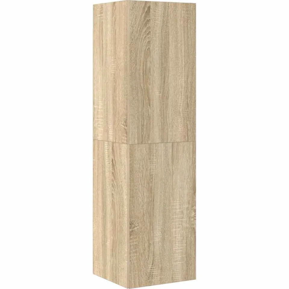 vidaXL 4-delige Tv-meubelset bewerkt hout sonoma eikenkleurig, foto 3