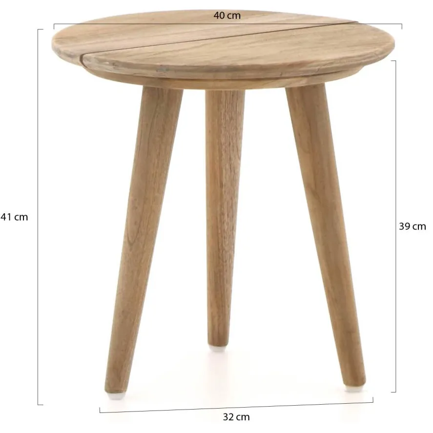 Forza Furniture Forza Pazzia/ROUGH-K balkonset 3-delig bruin, foto 3
