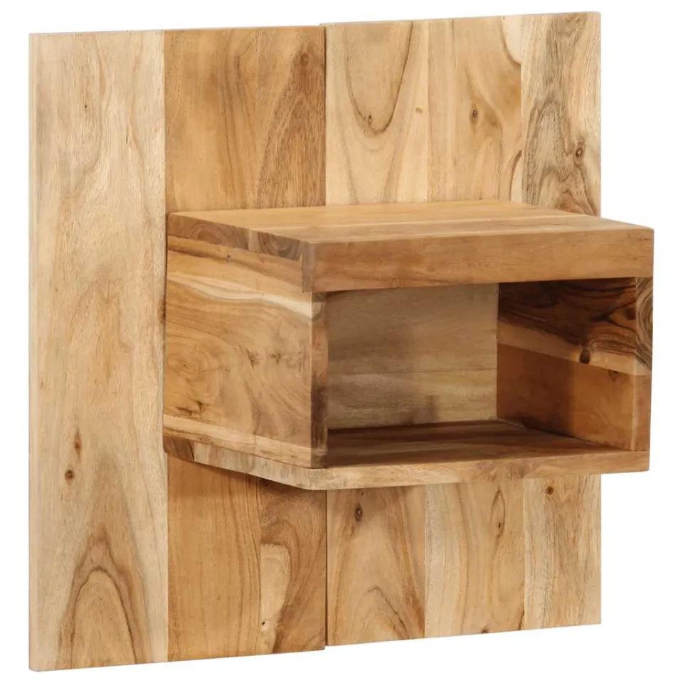 vidaXL Nachtkastje 50x27x50 cm massief acaciahout bruin, foto 4