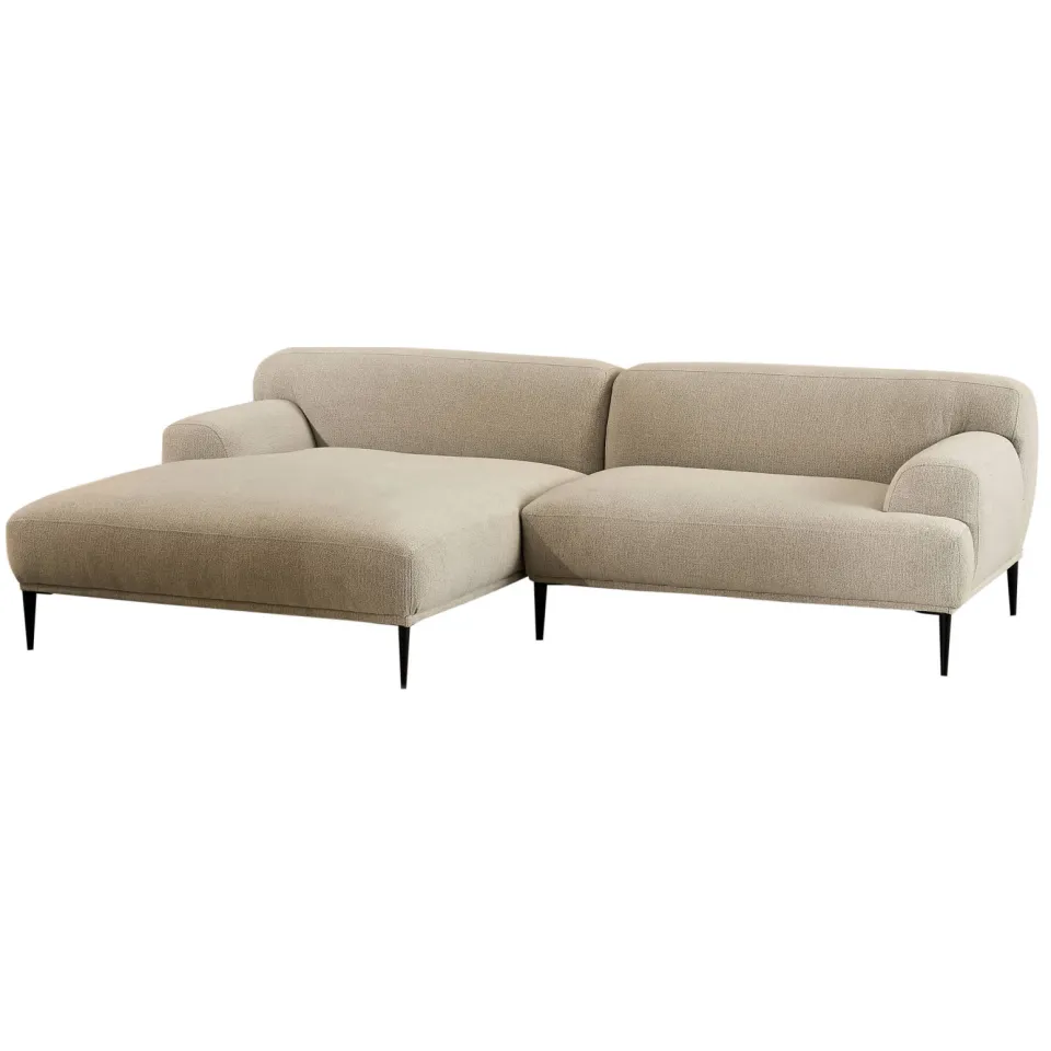 NOUS Living hoekbank links Amina - beige, foto 2
