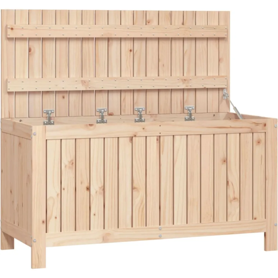 vidaXL Tuinbox 115x49x60 cm massief grenenhout Bruin