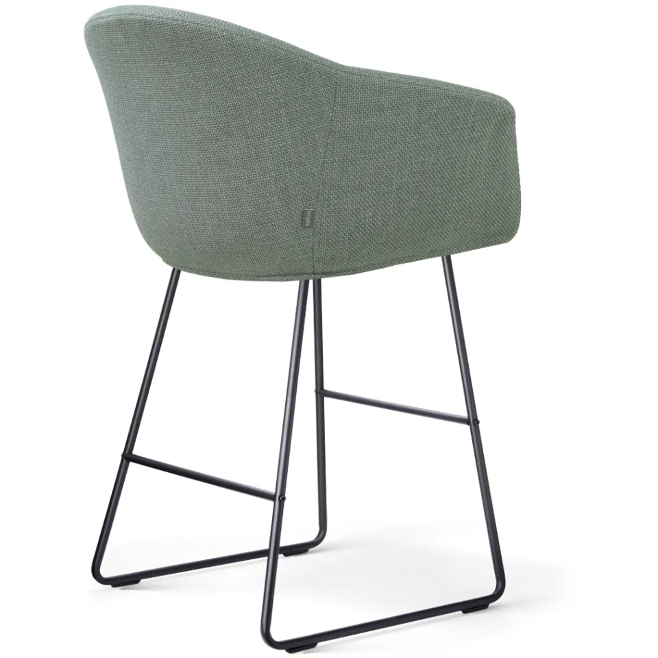 Nolon Nino-Otis barkruk saliegroen - zwart onderstel - 65 cm, foto 3