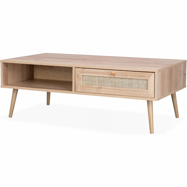 sweeek Salontafel bohème, 110x59x39cm Naturel