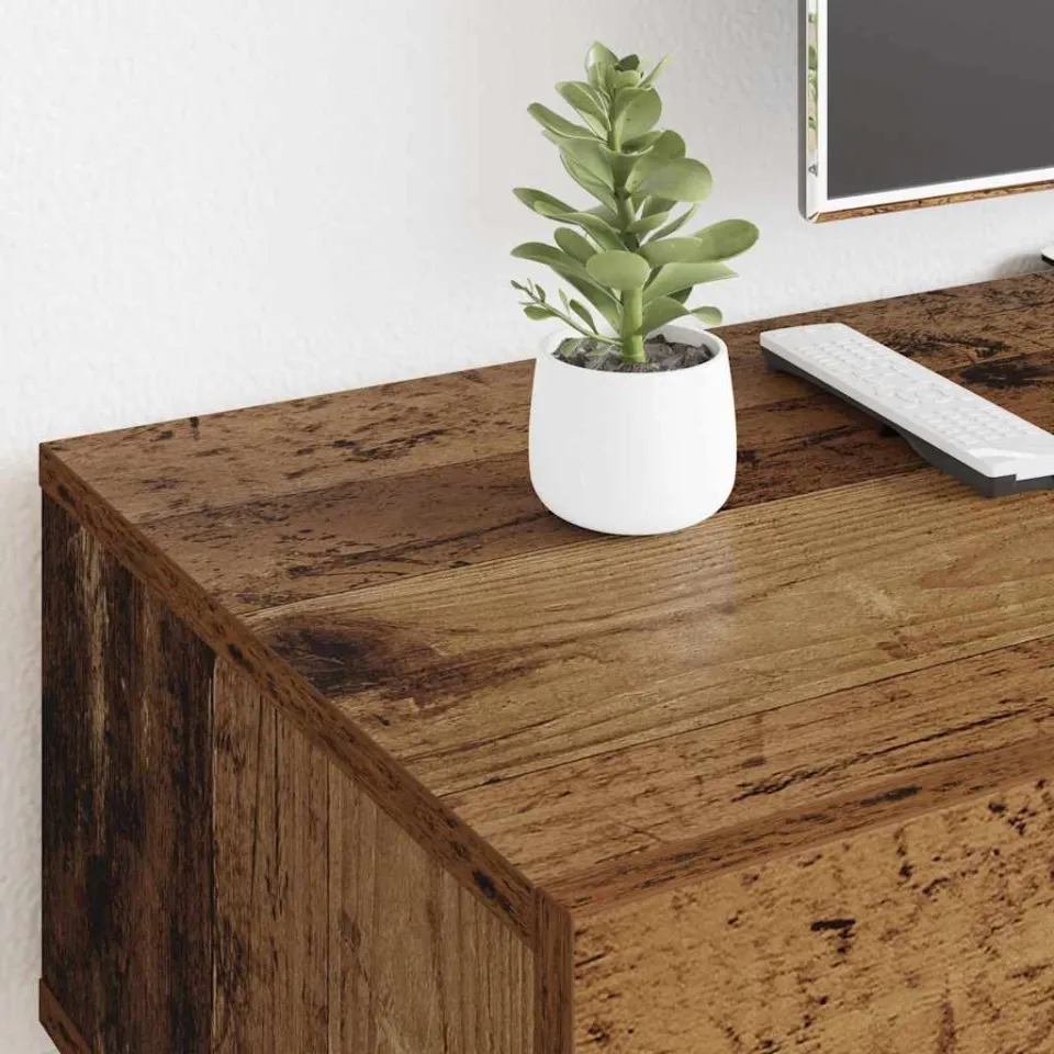 vidaXL TV-kast 150 x 36 x 30 cm Oud Hout Bewerkt hout bruin, foto 4
