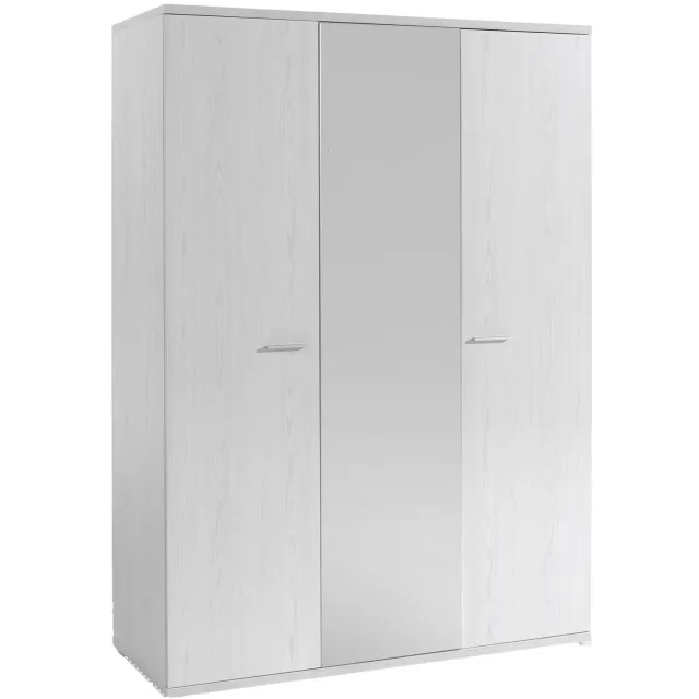 driedeurs draaideurskast Andante-W3 wit