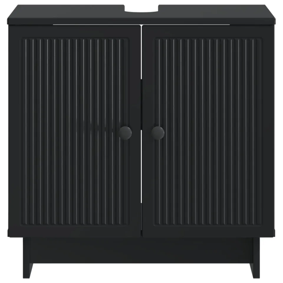 vidaXL Badkamer wastafelkast EDE Zwart 59,5 x 31,5 x 59 cm, foto 4